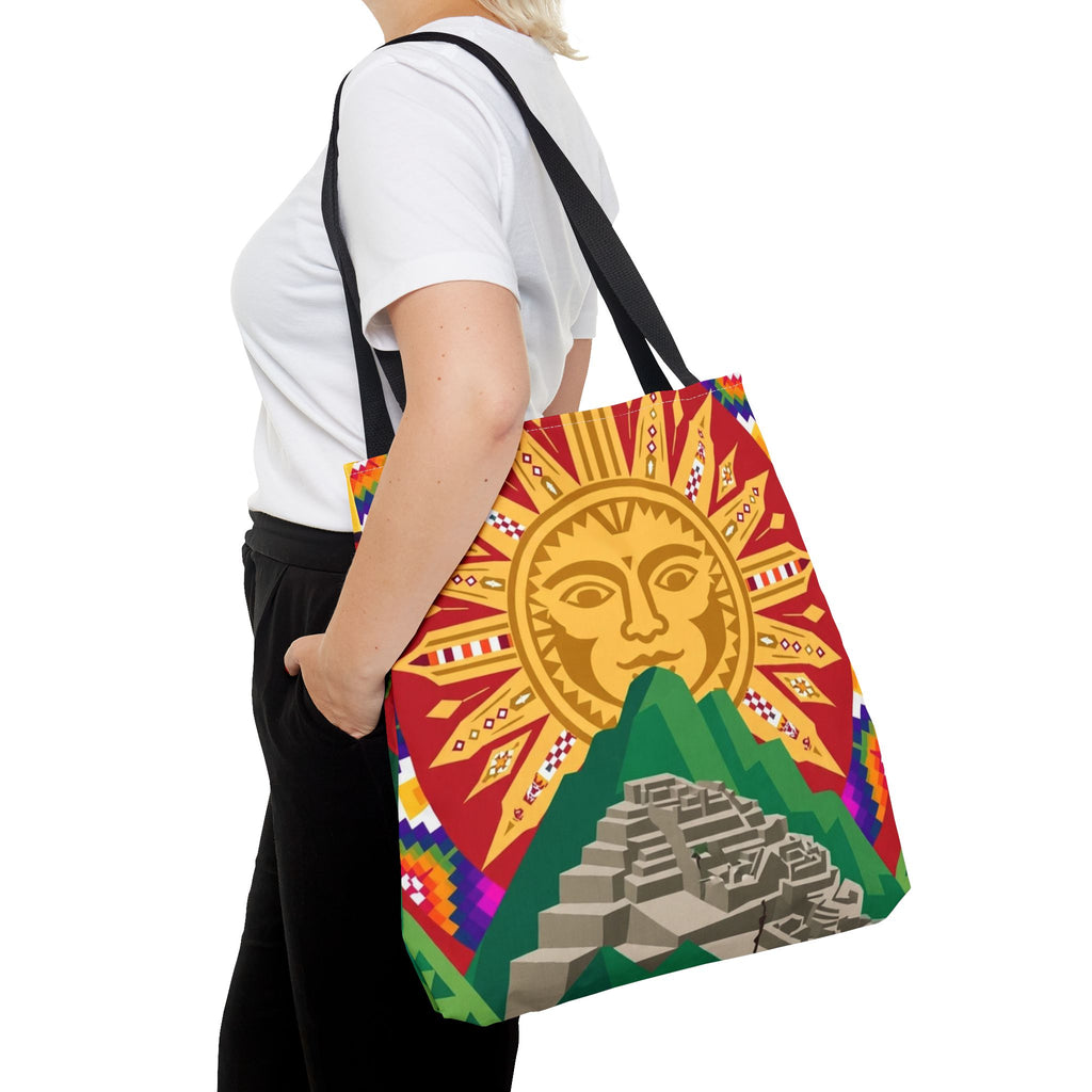 Peru Llama & Machu Picchu Tote Bag