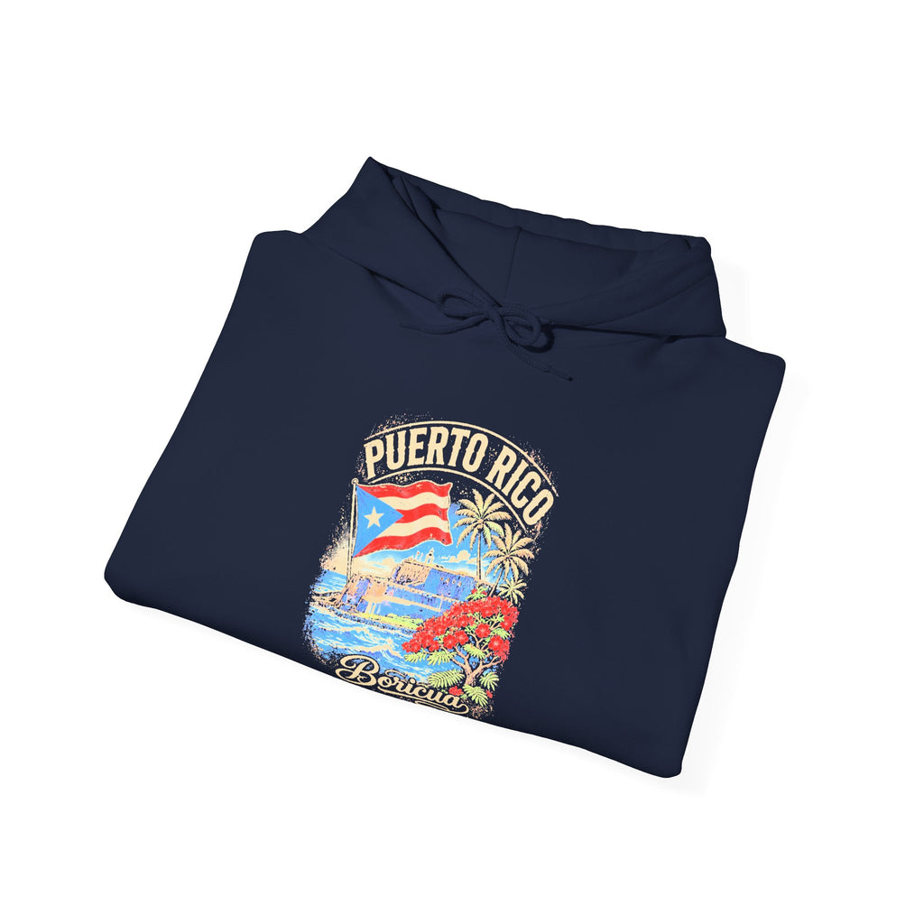 Puerto Rico Boricua Graphic Hoodie