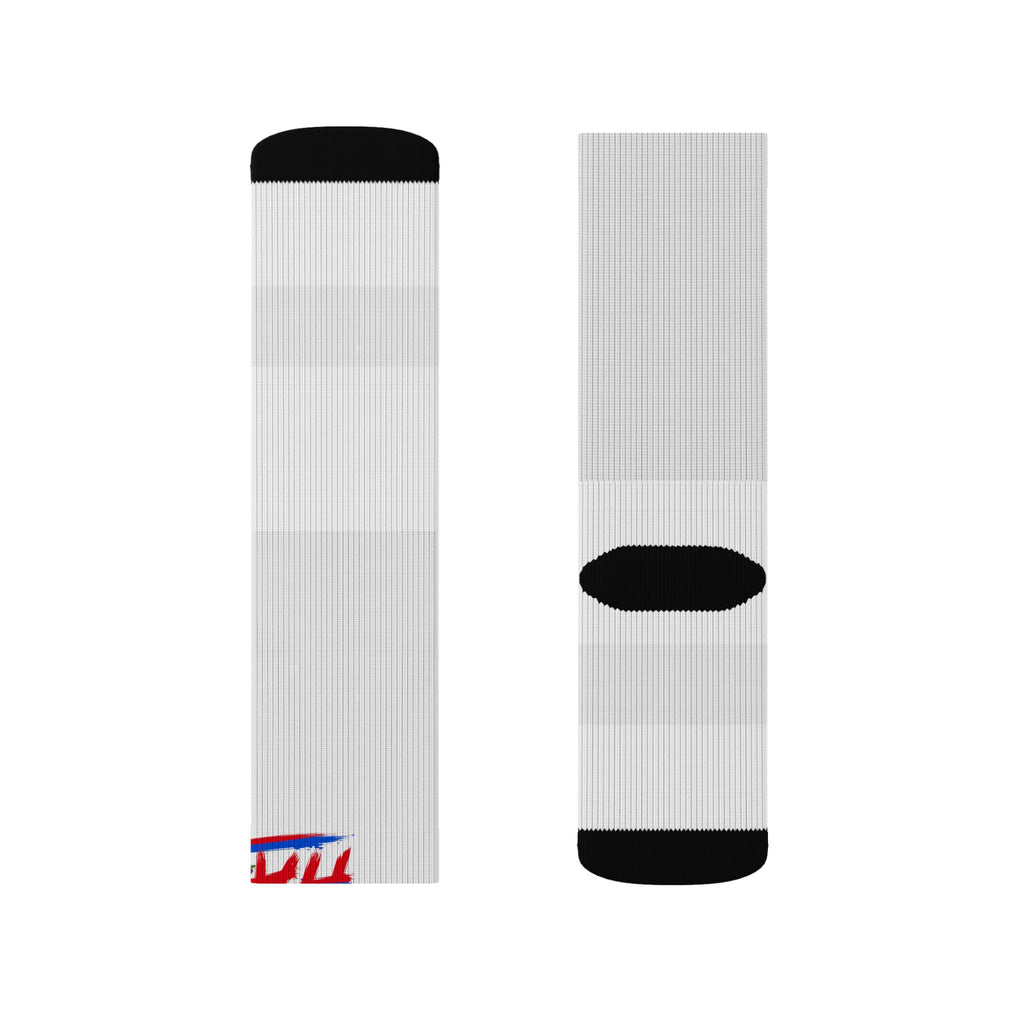 Haiti Wordmark Socks - White