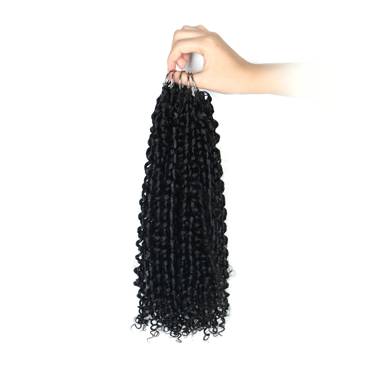 Crochet Braids Small Spirals Curly Hair Extensions Pre Separated Knotless Miracle Knot Deep Pixie Curls Crochet Hair For Women