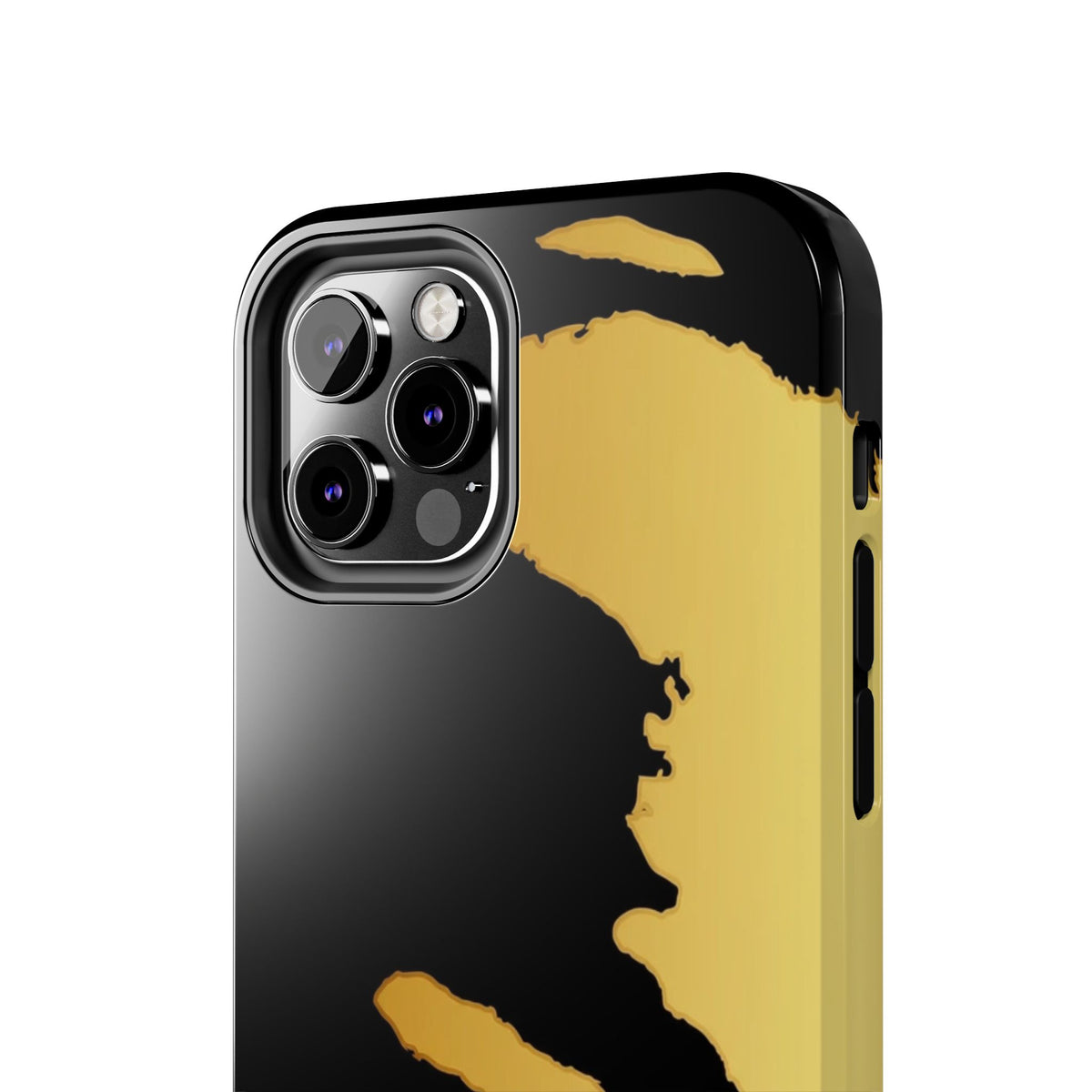 Haiti Gold Map Phone Case