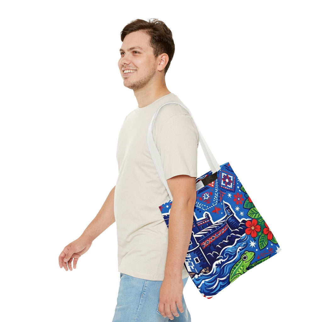 Puerto Rico El Morro & Coquí Tote Bag