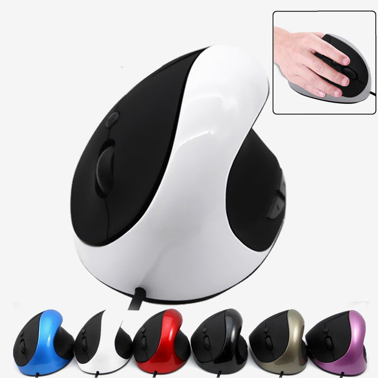 Ergonomic Vertical Wired Mouse for Office Use