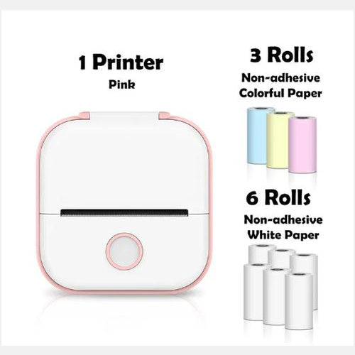 Portable Mini Thermal Label Printer, Bluetooth