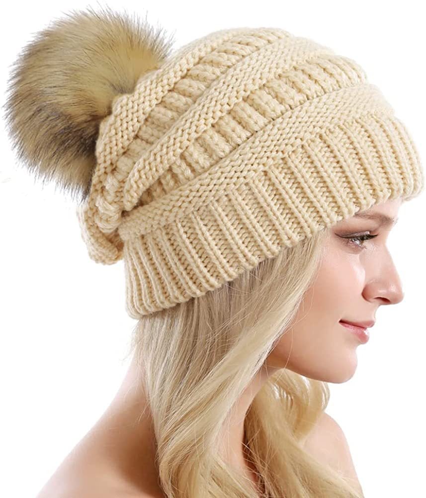 Warm Knitted Casual Winter Beanie Hat