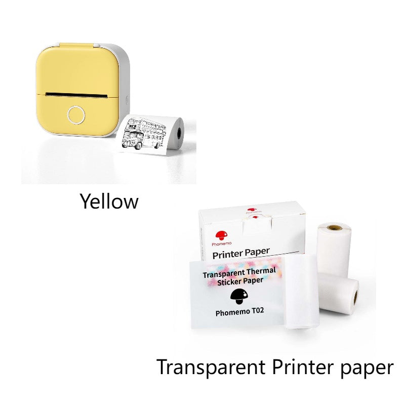 Portable Mini Thermal Label Printer, Bluetooth