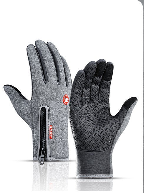 Heated Winter Gloves - Touchscreen, Waterproof, Fleece Lined