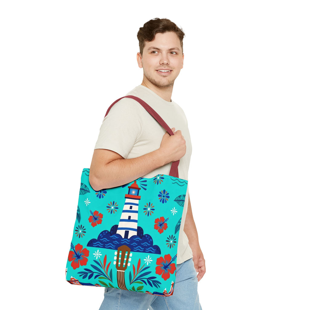 Dominican Republic Guitar & Maracas Tote Bag