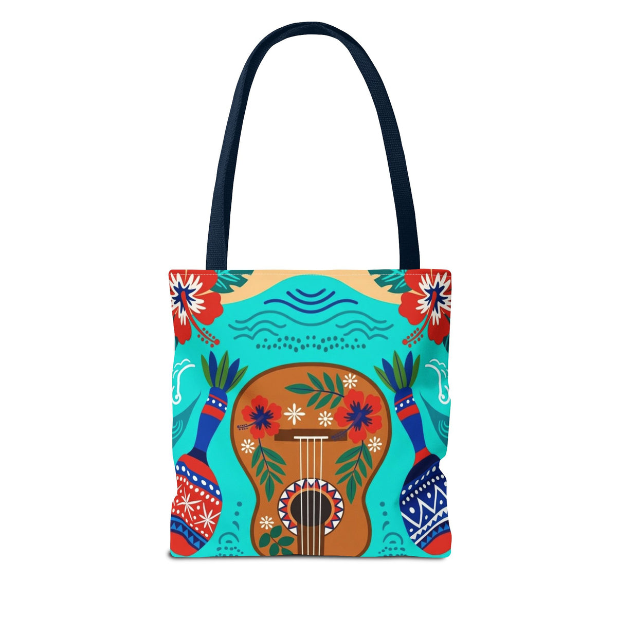 Dominican Republic Guitar & Maracas Tote Bag