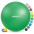 APEXUP Anti-Slip Yoga & Stability Ball, Heavy Duty (45cm, Dark Green)