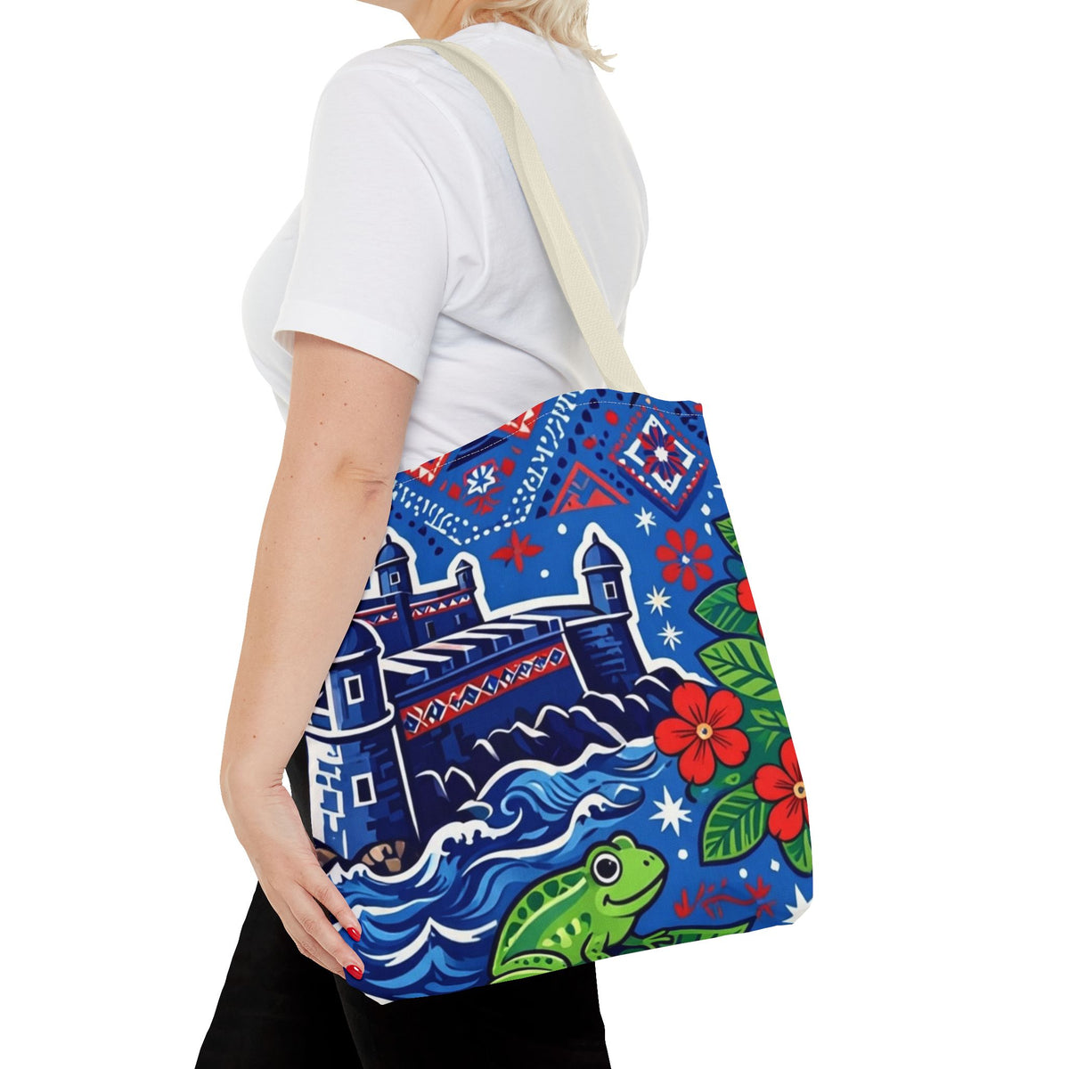 Puerto Rico El Morro & Coquí Tote Bag