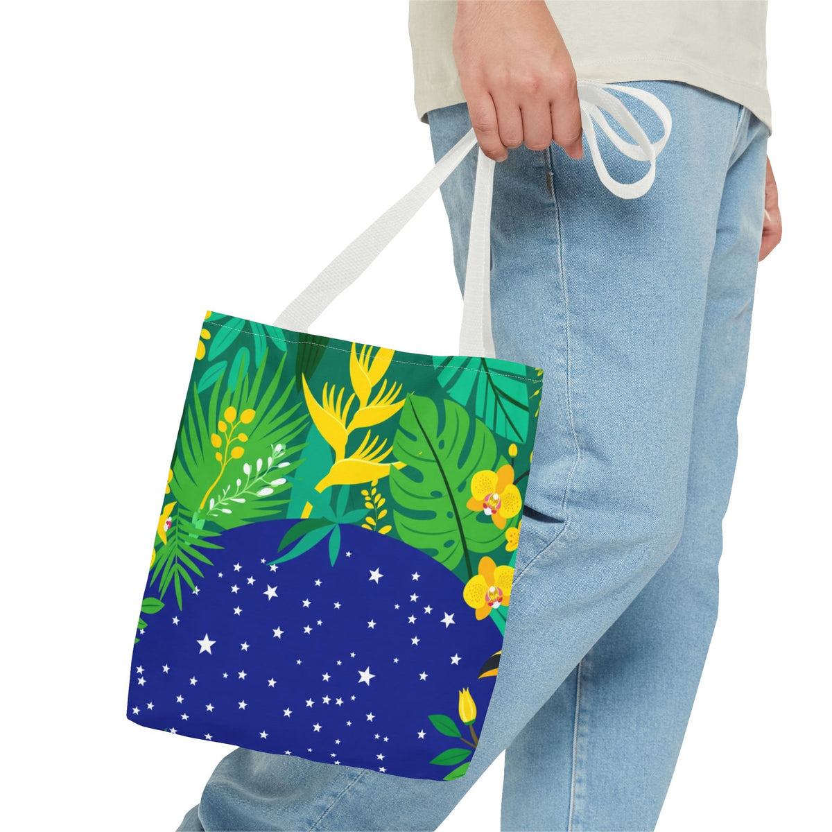 Brazil Tropical Globe Tote Bag