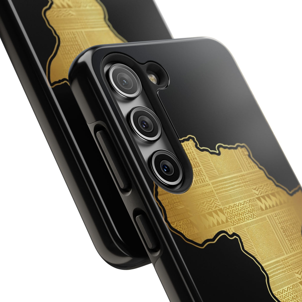 Africa Gold Map Phone Case