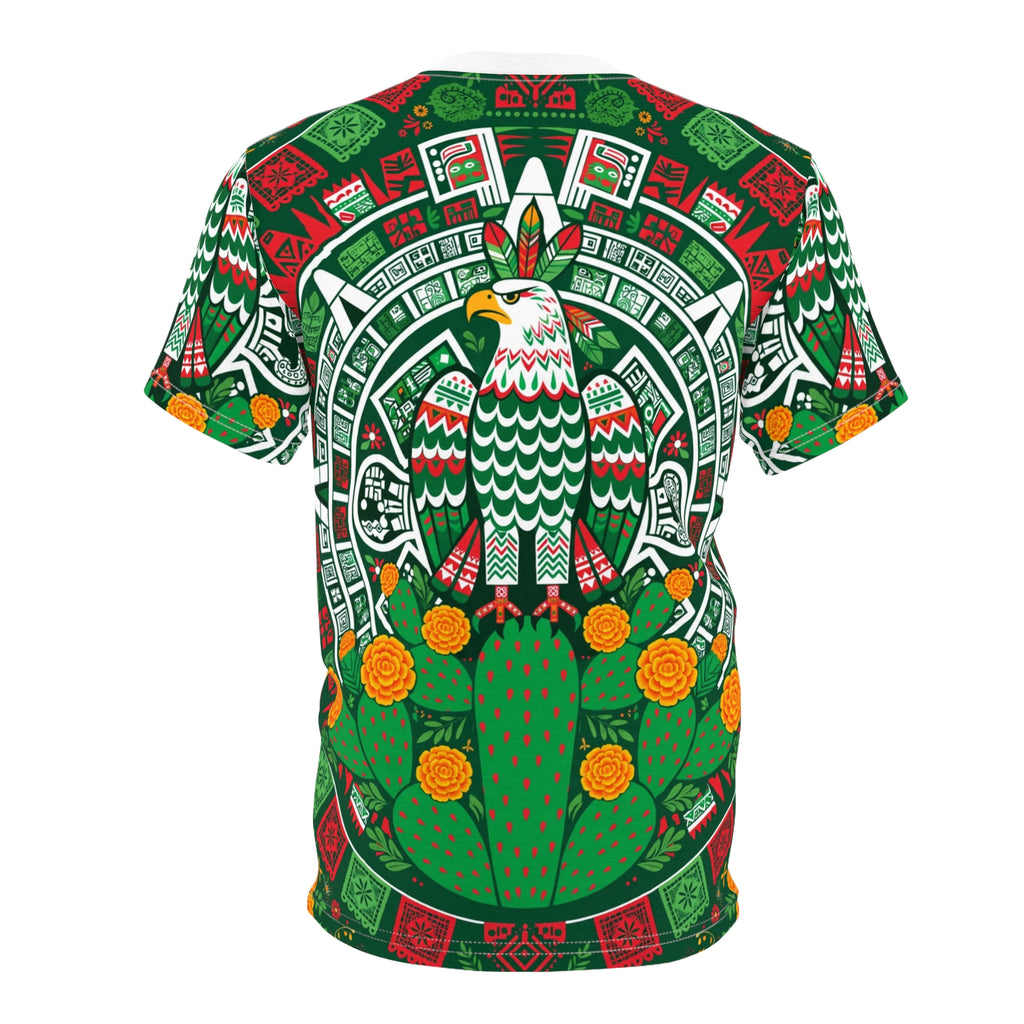 Mexico Aztec Sun All-Over Print T-Shirt