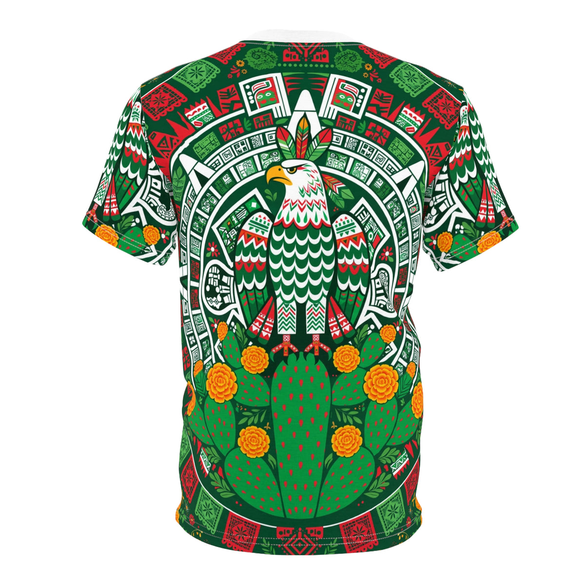 Mexico Aztec Sun All-Over Print T-Shirt