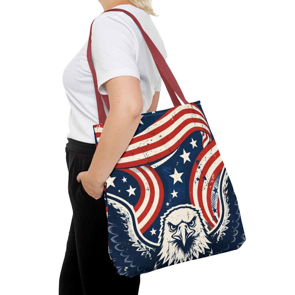 USA Eagle & Flag Tote Bag