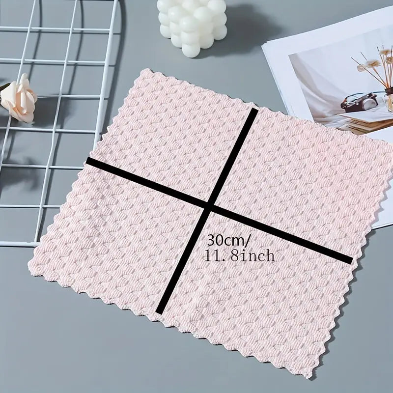 4pcs Microfiber Dish Cloths and Absorbent Cleaning Rags
