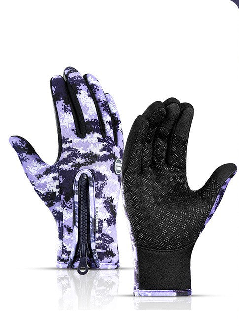 Heated Winter Gloves - Touchscreen, Waterproof, Fleece Lined