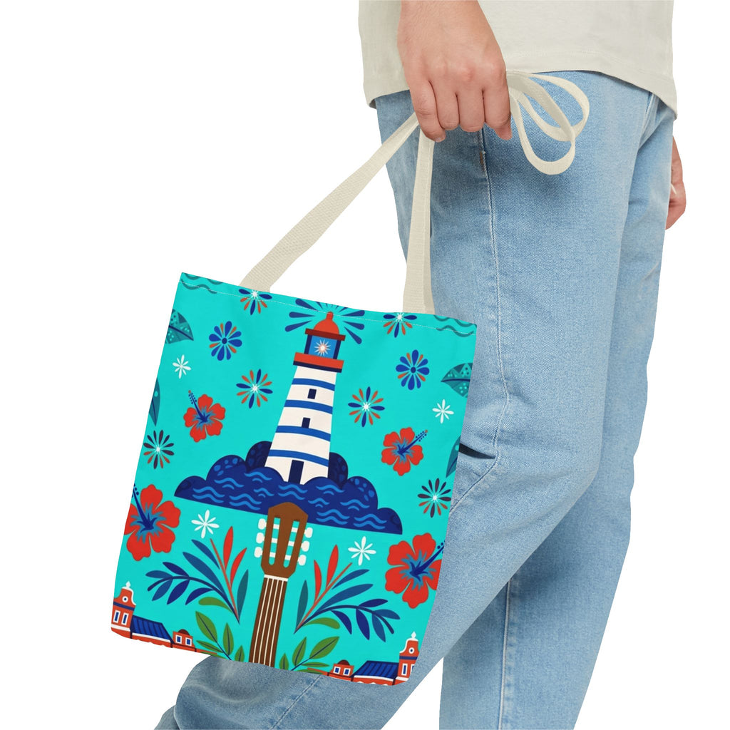Dominican Republic Guitar & Maracas Tote Bag