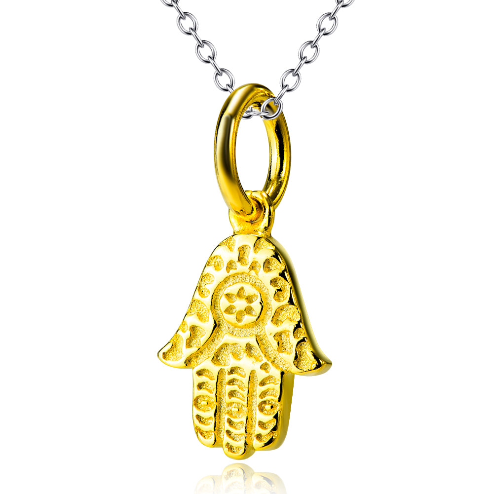 Gold Pendant, Corn Pendant, Women's Necklace