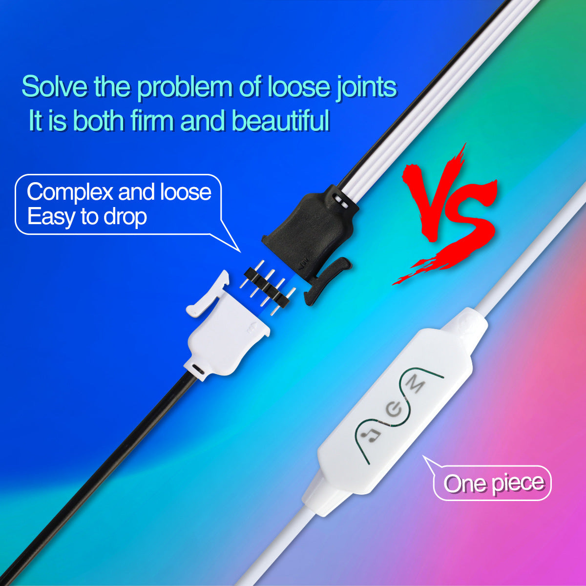 Smart LED RGBIC Dream Color Strip Light with Music Sync