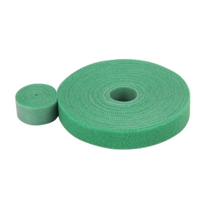 10m Reusable Nylon Plant Ties Green Garden Bandage Cable Self