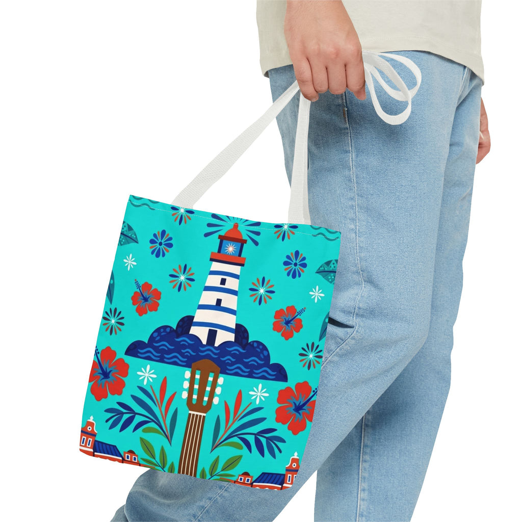 Dominican Republic Guitar & Maracas Tote Bag