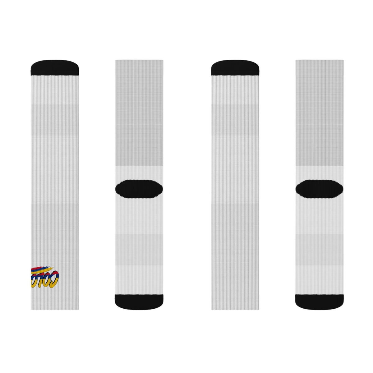 Colombia Wordmark Socks - White