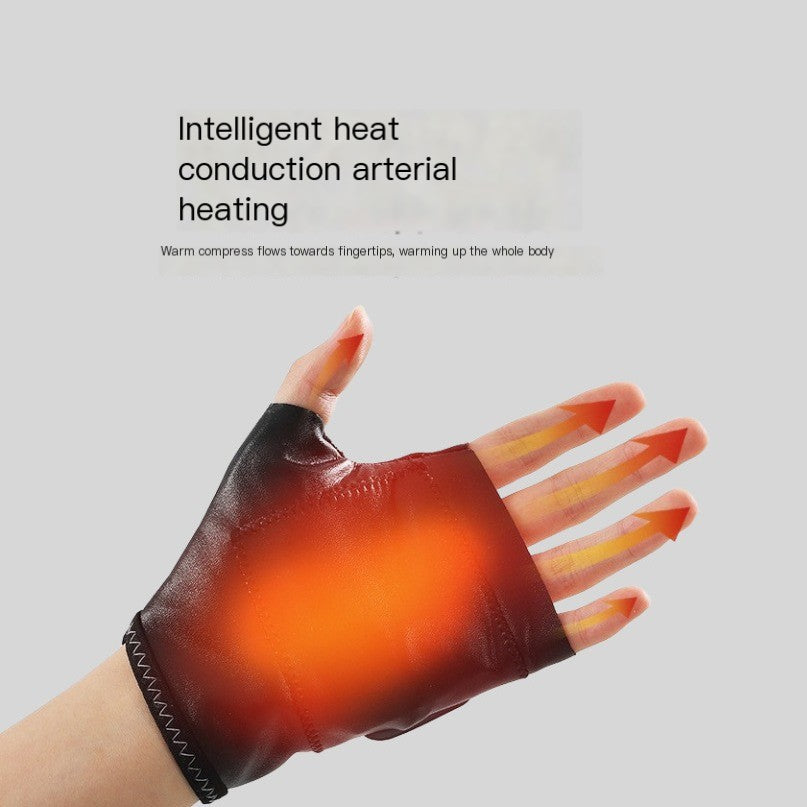 USB Rechargeable Heated Gloves for Outdoor Activities