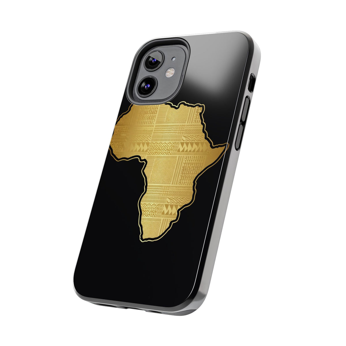 Africa Gold Map Phone Case