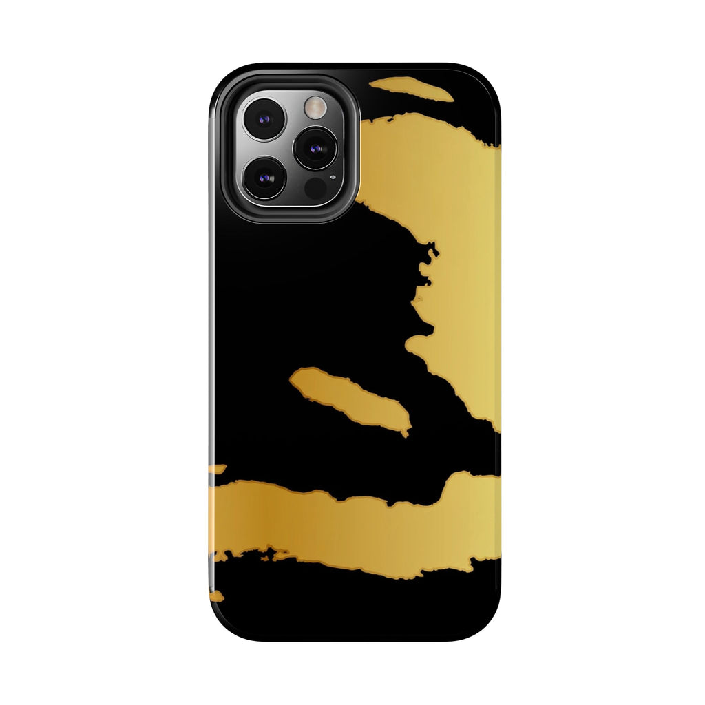 Haiti Gold Map Phone Case