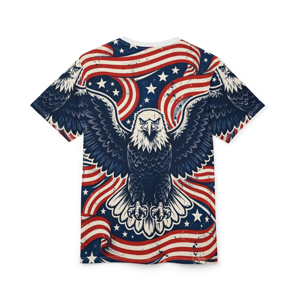 USA Eagle & Flag All-Over Print T-Shirt