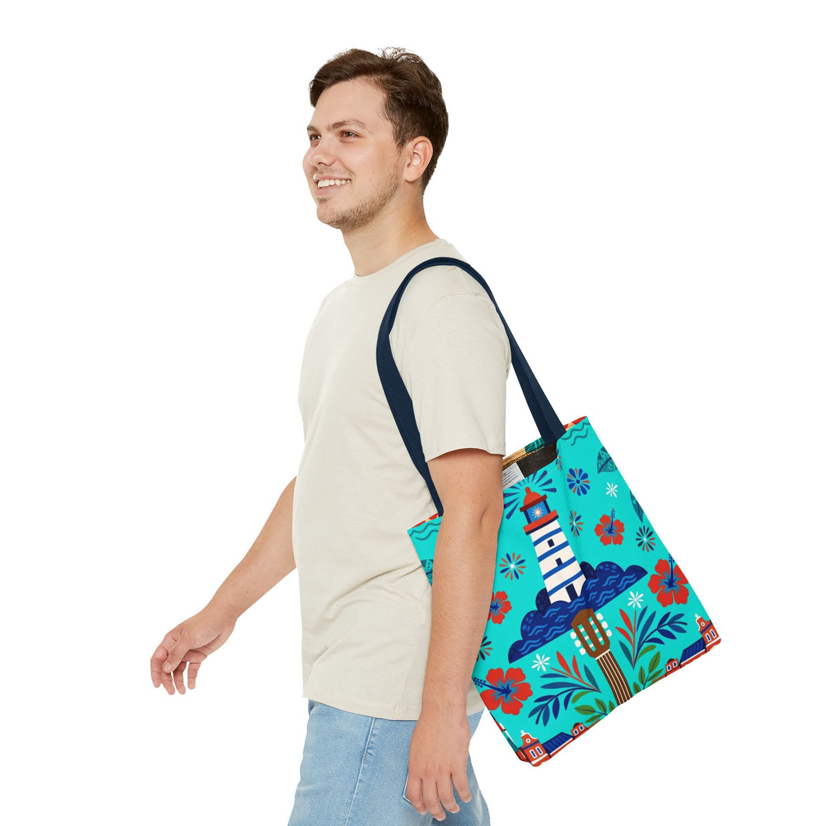 Dominican Republic Guitar & Maracas Tote Bag