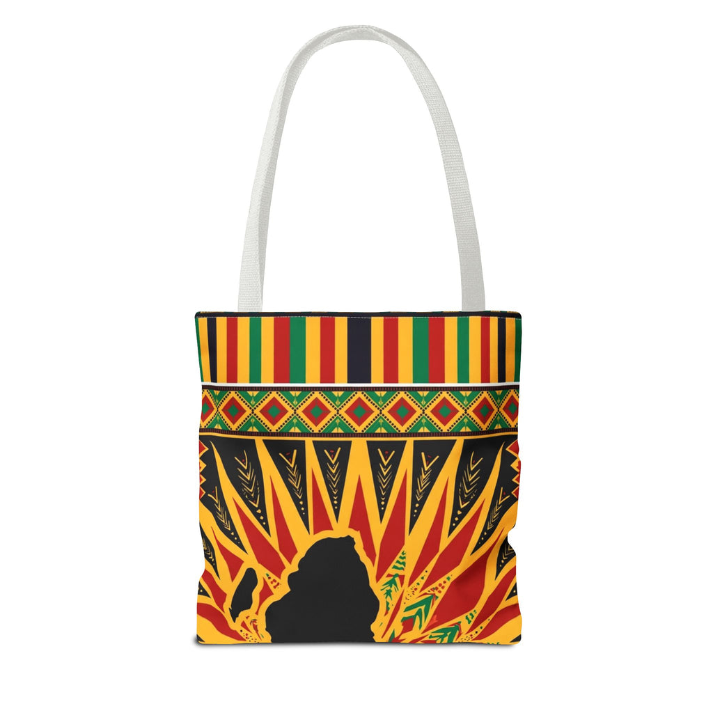 Africa Kente Sunburst Tote Bag