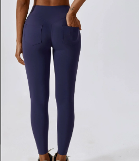 High-Waisted Leggings with Pockets - Gamborini (Single)