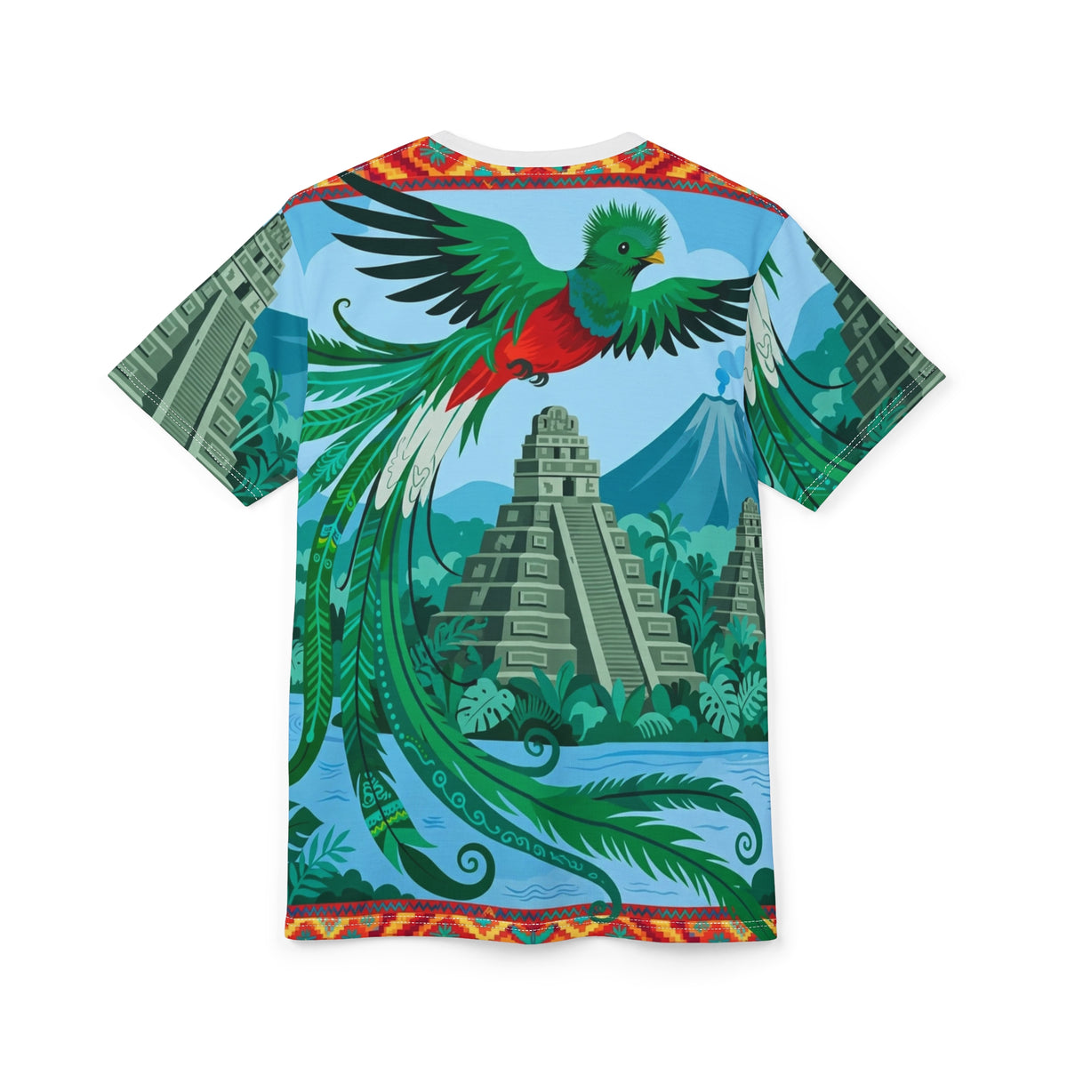 Guatemala Quetzal & Tikal All-Over Print T-Shirt