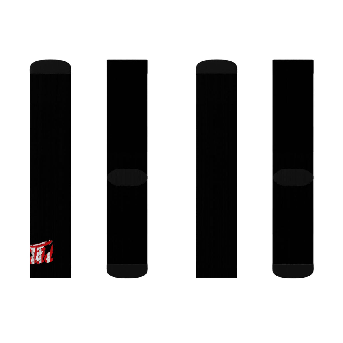 Peru Wordmark Socks - Black
