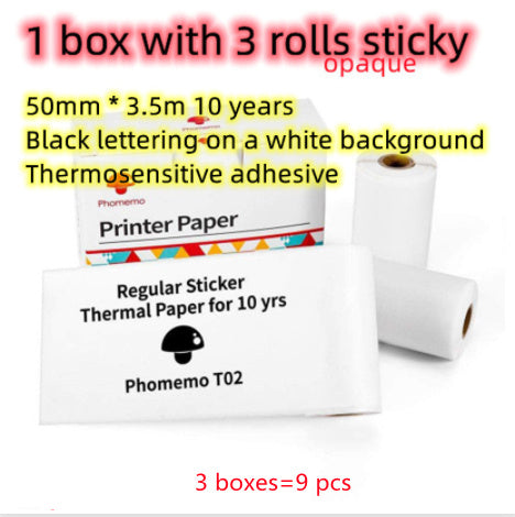 Portable Mini Thermal Label Printer, Bluetooth