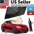 57" Umbrella Windshield Sun Shade - Foldable