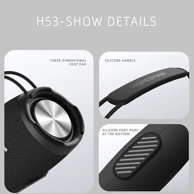 H53 Portable Bluetooth Speaker, Waterproof, High-Power