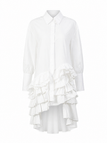 Elegant Ruffled Mini Dress