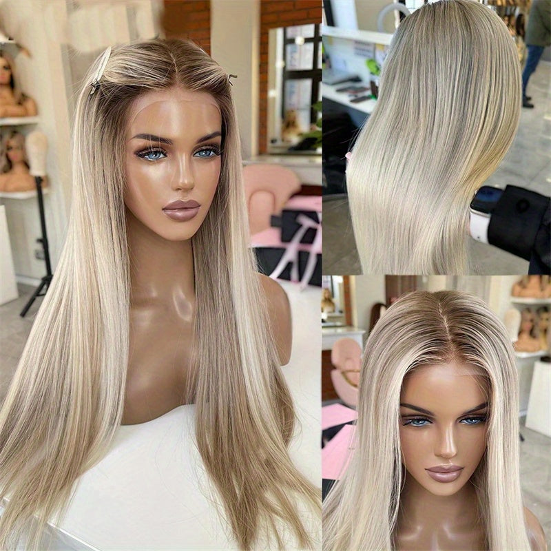 Elegant Ombre Lace Front Wig