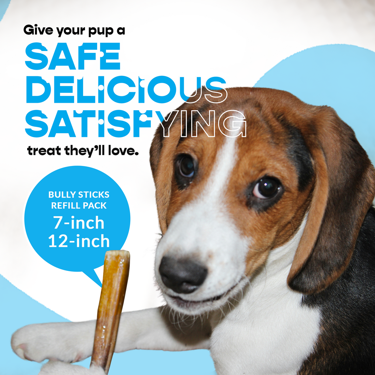 7" Standard Bully Sticks - Refill Pack