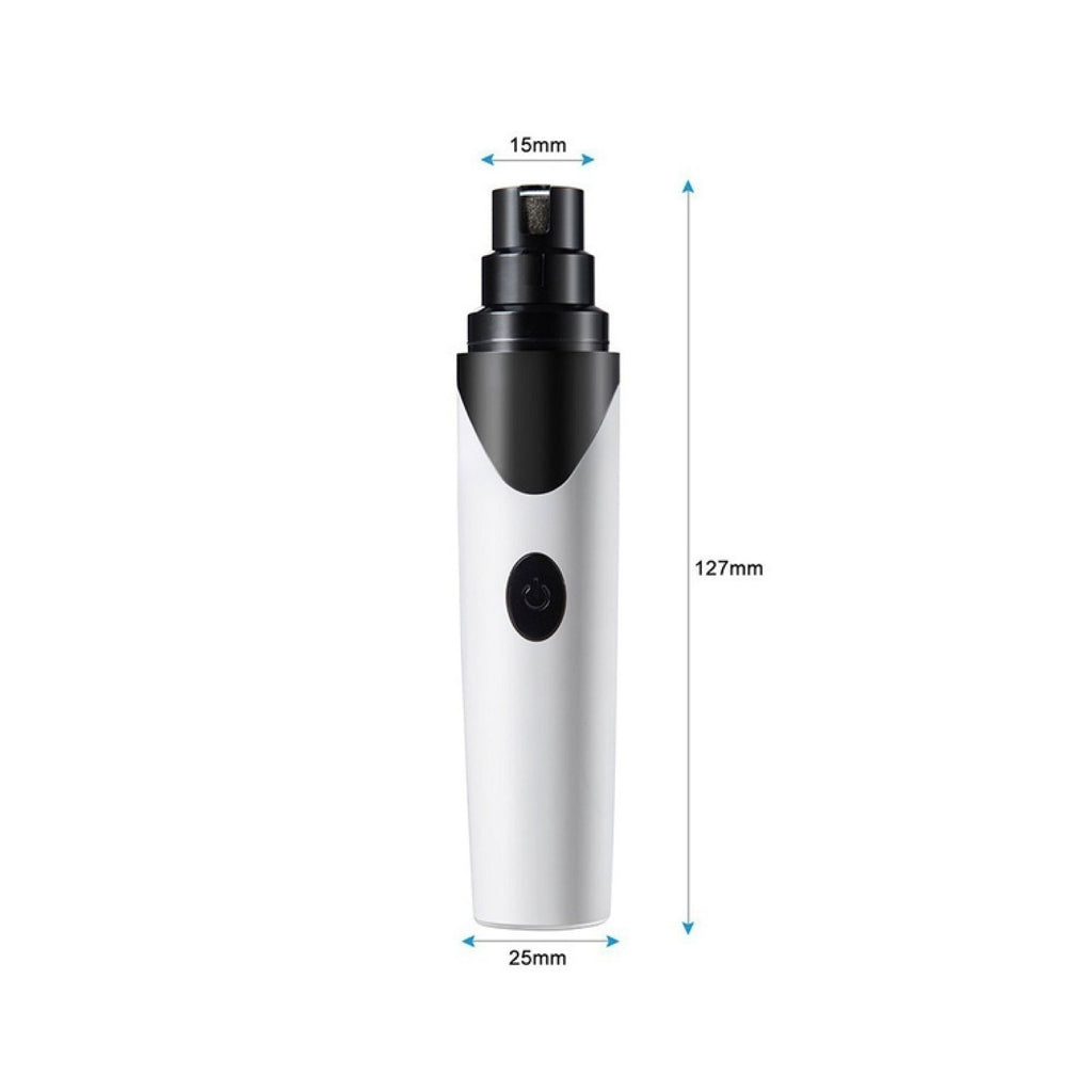 Pet Nail Grinder Dog Cat Electric Trimmer Rechargeable Clipper Claw