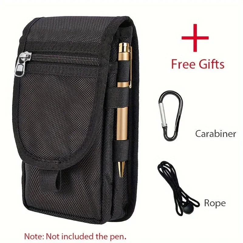 Phone Belt Pouch - 6.3 Inch Oxford Cell Phone Bag with Belt Loop