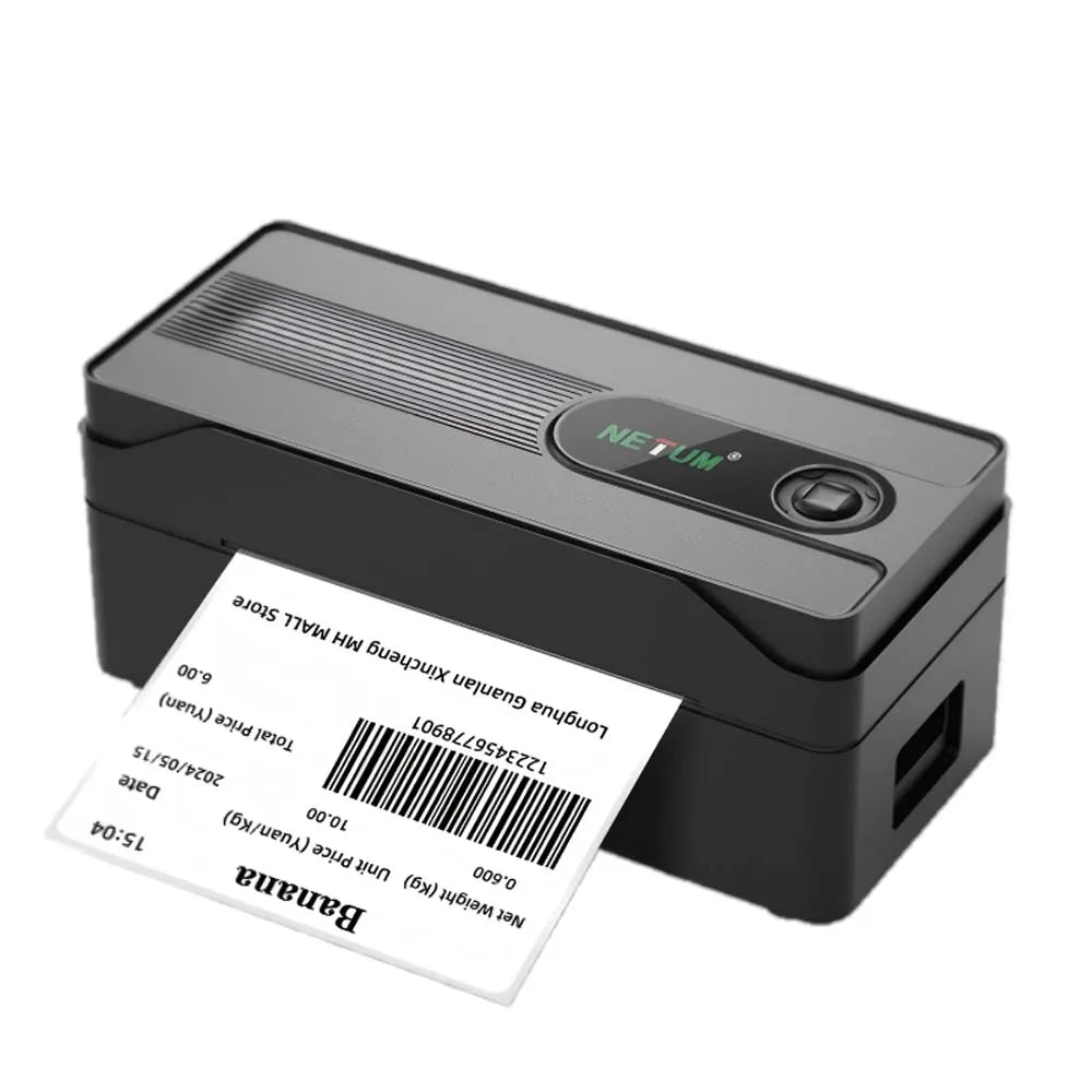 NETUM M90 4x6 Shipping Label Printer - Bluetooth & USB Thermal Label Printer, US Plug