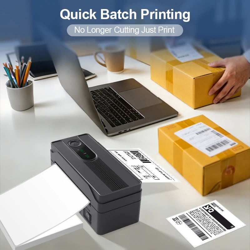 NETUM M90 4x6 Shipping Label Printer - Bluetooth & USB Thermal Label Printer, US Plug