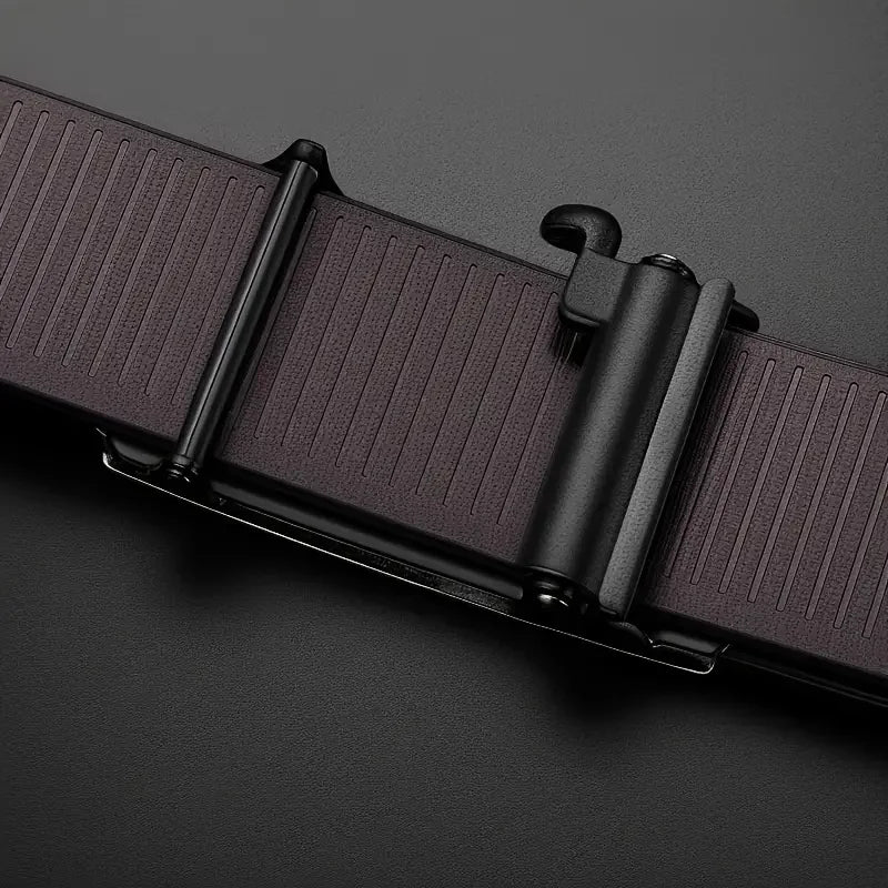 Men's PU Leather Belt - Automatic Buckle Dress & Casual Belt