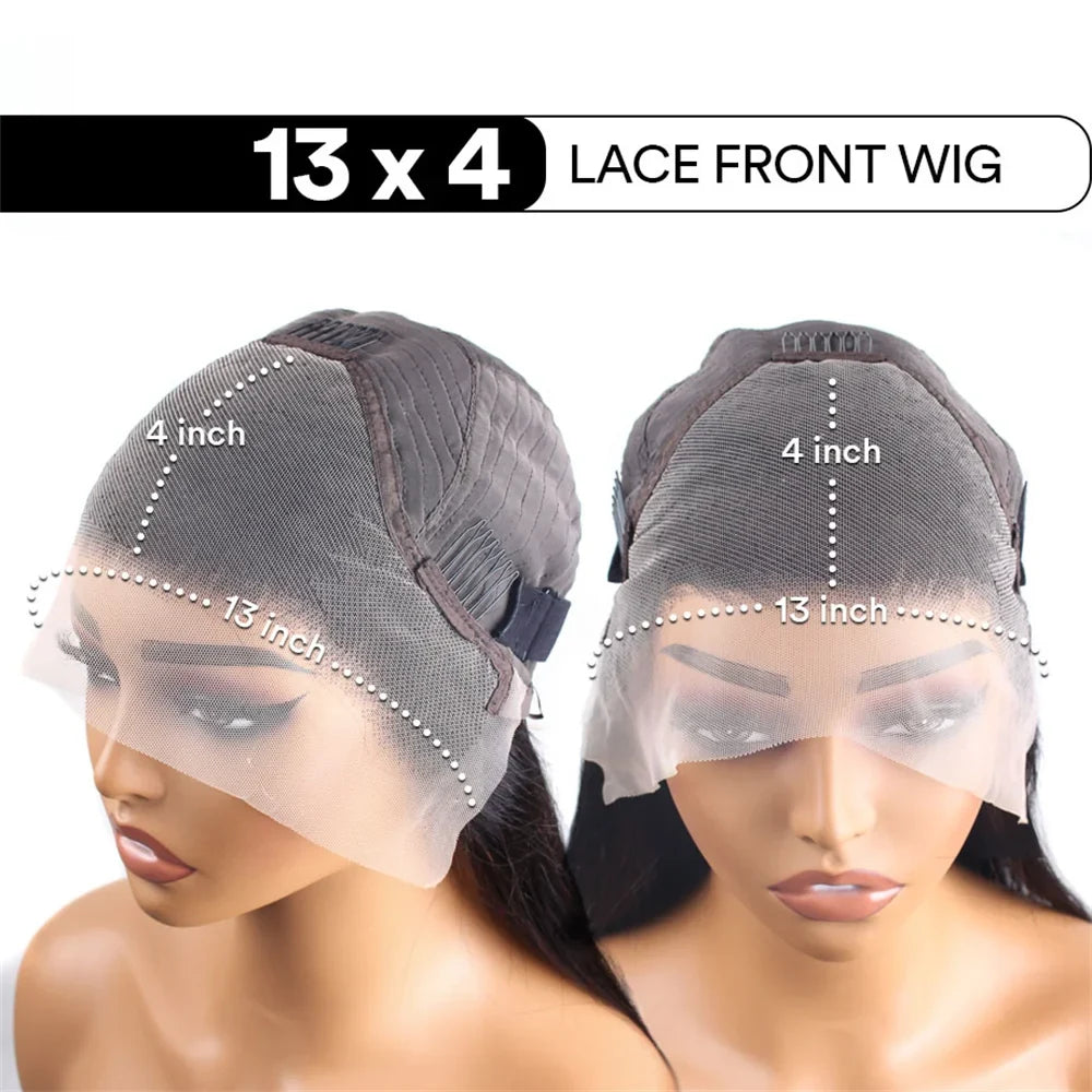 13x4 13x6 HD Body Wave Lace Front Wig 40 Inch Frontal Wigs Brazilian