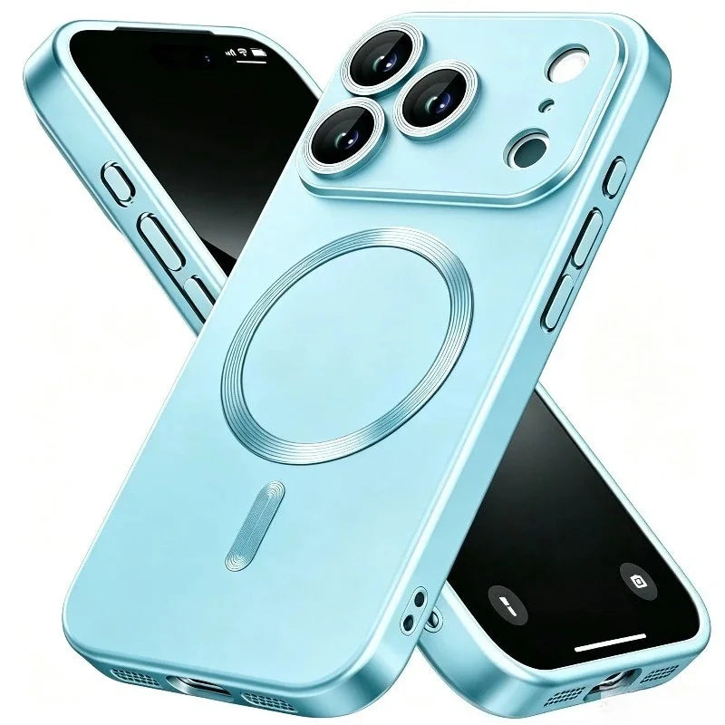 MagSafe Magnetic Phone Case - Slim Wireless Charging Cover for iPhone 12 to 18 Pro Max
